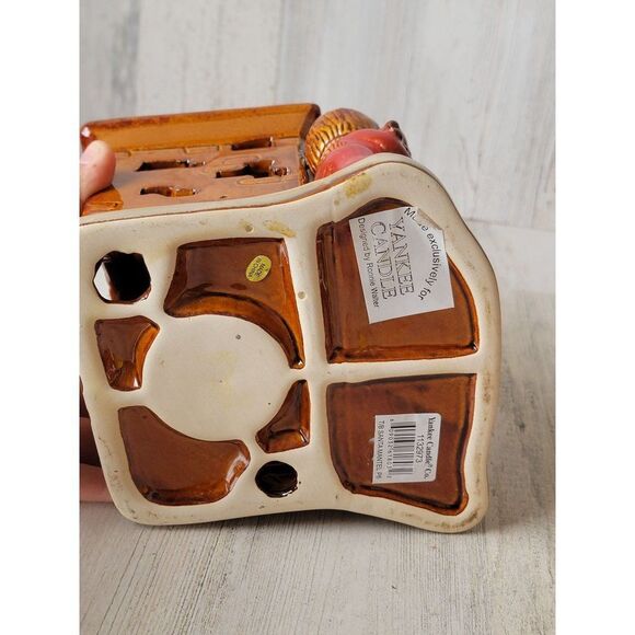 Yankee Candle Santa mantle fireplace candle holder Xmas tealight - Picture 9 of 9